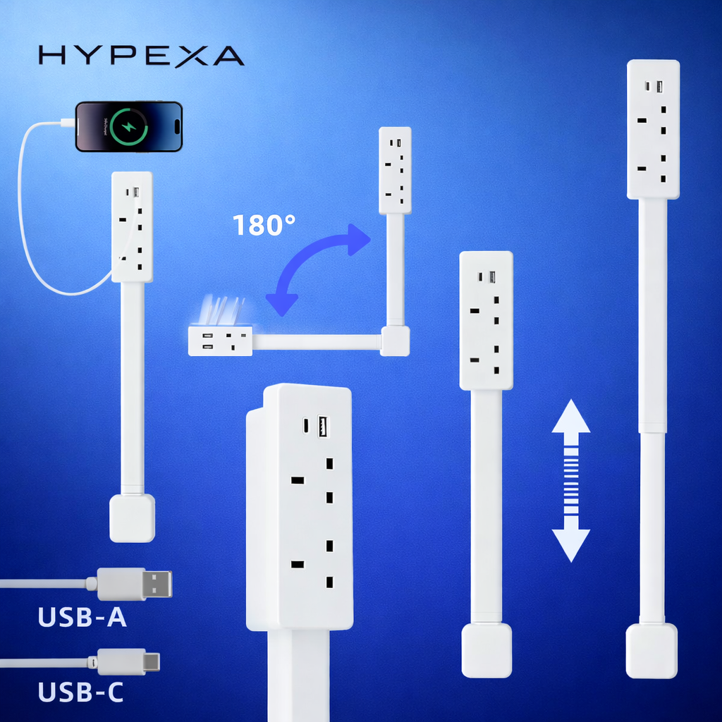 FlexCharge Pro 6-in-1 Flexible Outlet Extender